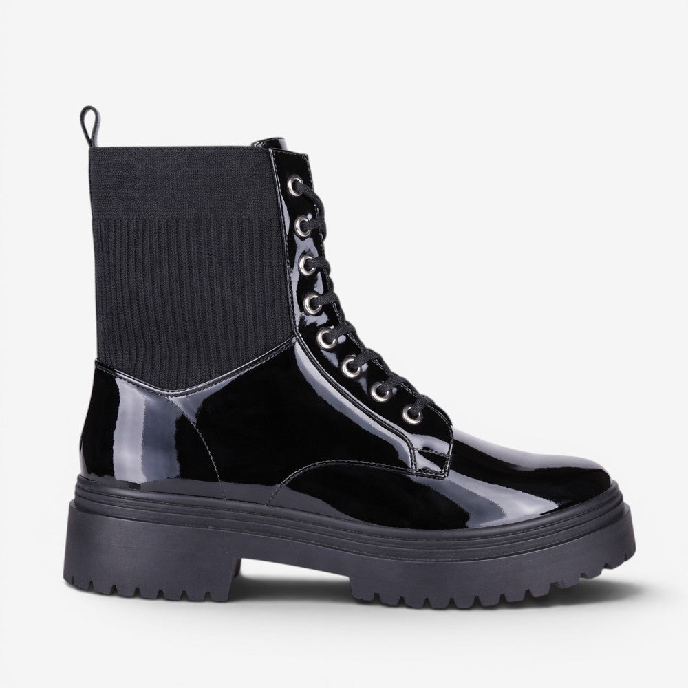 LE SANSA CANDY BLACK PATENT