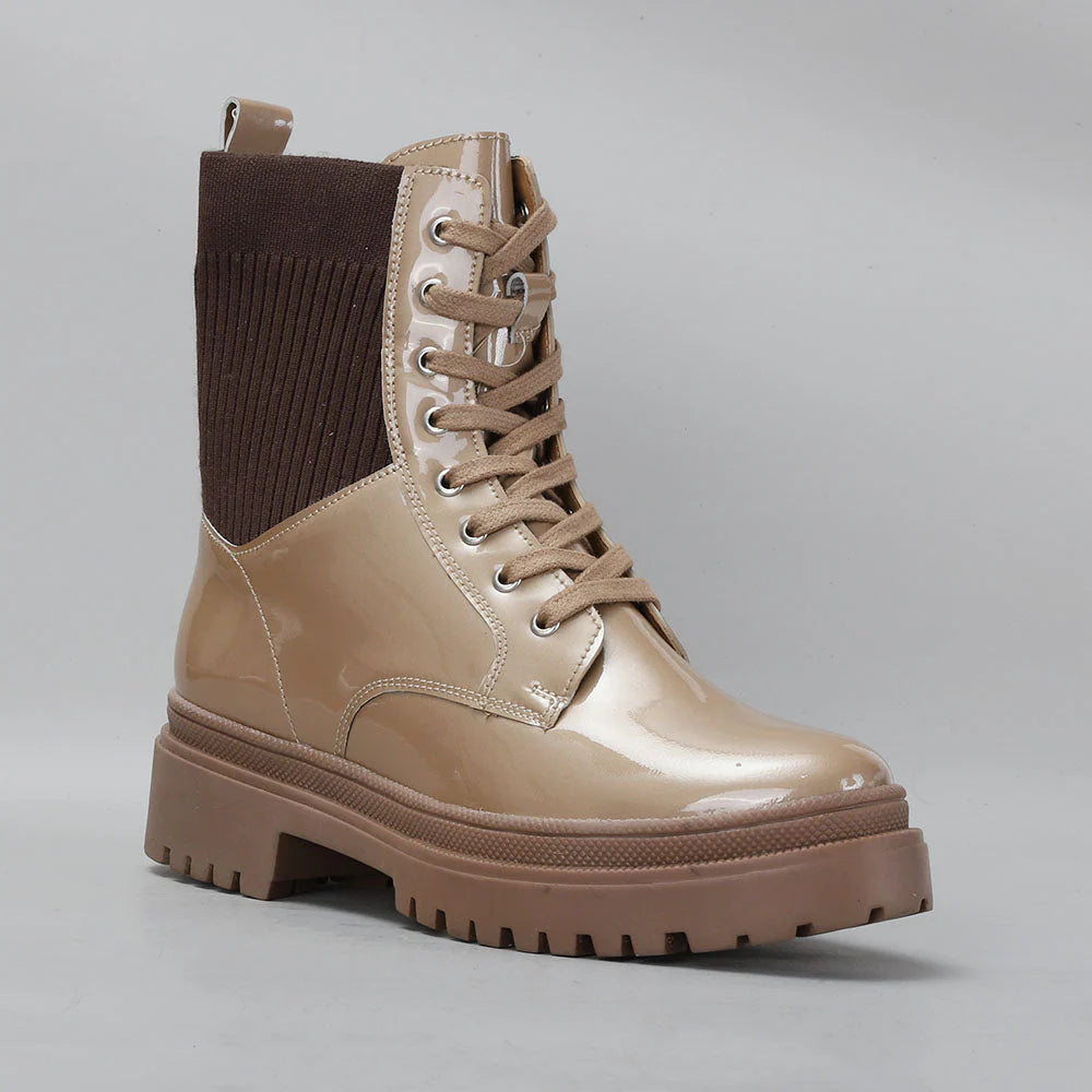 LE SANSA CANDY BONE PATENT - Women Boots - Collective Shoes 