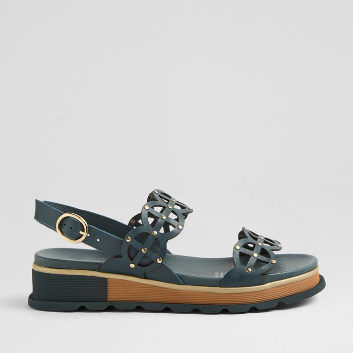 DJANGO & JULIETTE CAROLA NAVY - Women Sandals - Collective Shoes 