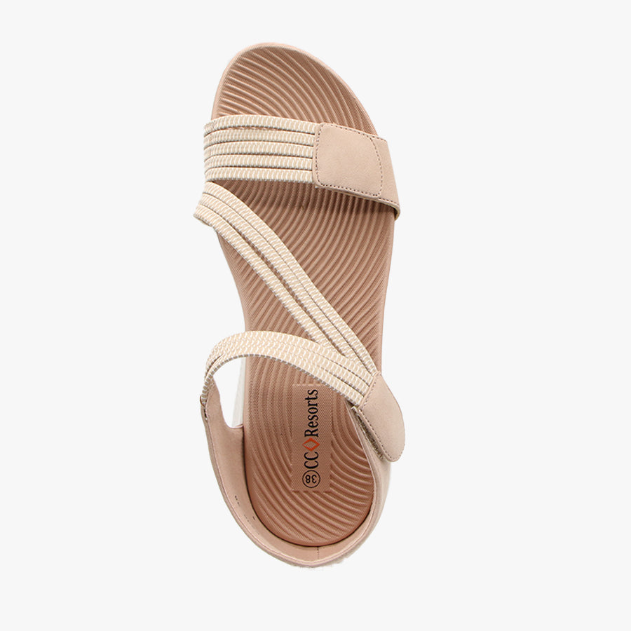 CC RESORTS FADE BLUSH - Women Sandals - Collective Shoes 
