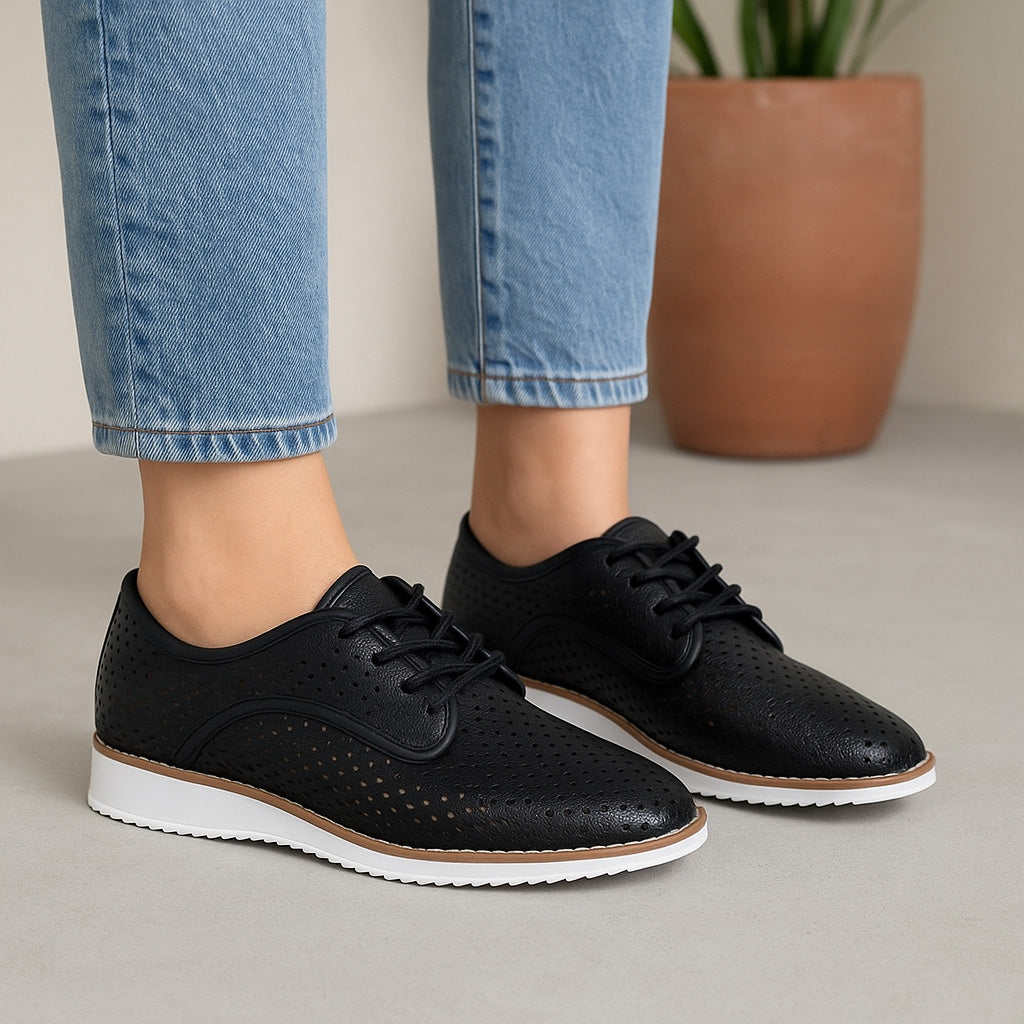 CC RESORTS MONA BLACK - Women Sneakers - Collective Shoes 