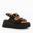 Load image into Gallery viewer, LE SANSA CENO BLACK - Women Sandals - Collective Shoes 
