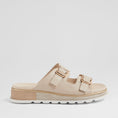 Load image into Gallery viewer, DJANGO & JULIETTE CHABLIS ALMOND - Women Slides - Collective Shoes 
