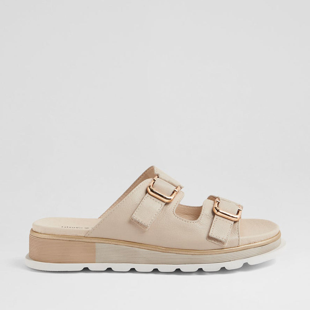 DJANGO & JULIETTE CHABLIS ALMOND - Women Slides - Collective Shoes 