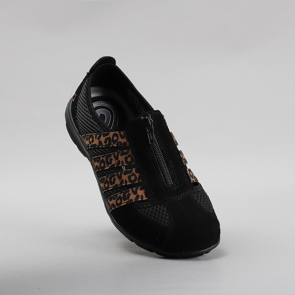 CC RESORTS CHRISTINE BLACK LEOPARD - Women Casuals - Collective Shoes 