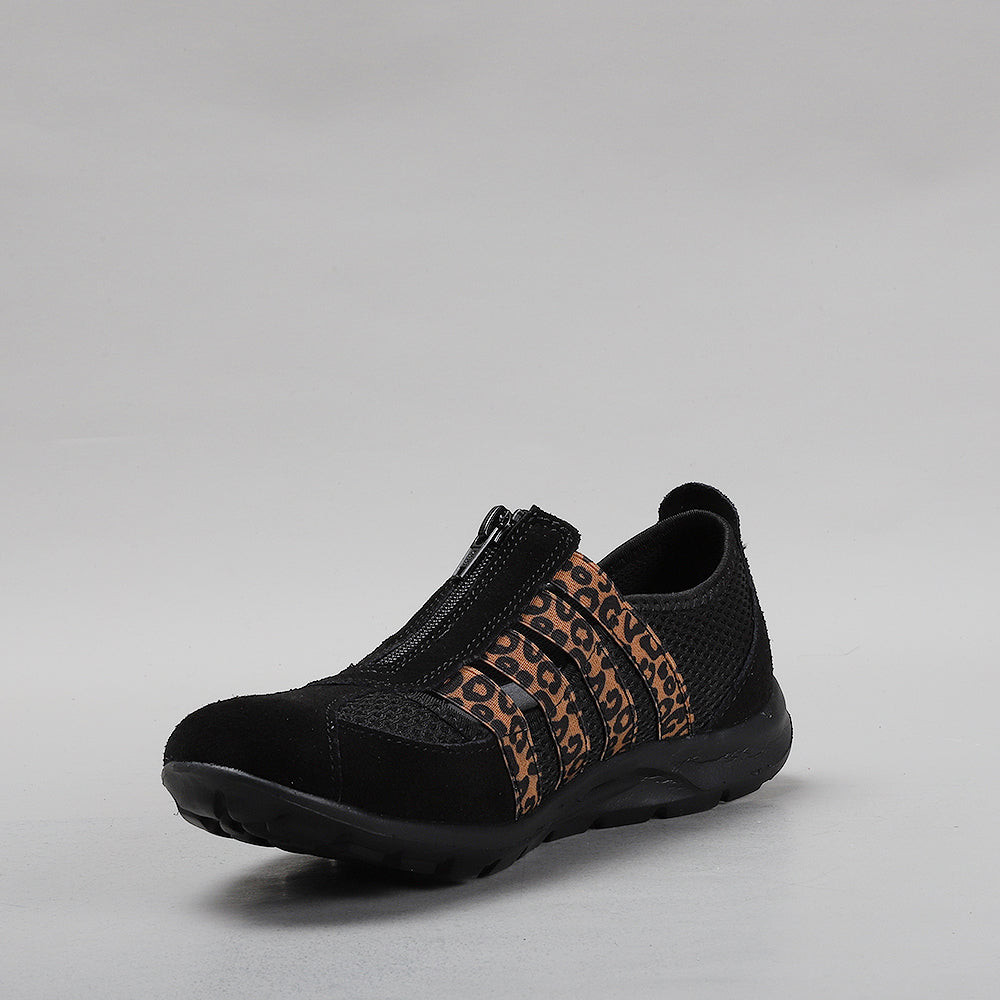 CC RESORTS CHRISTINE BLACK LEOPARD - Women Casuals - Collective Shoes 