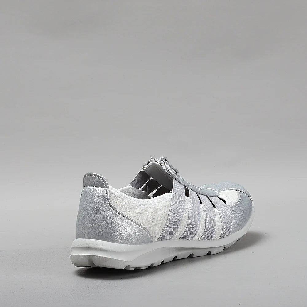 CC RESORTS CHRISTINE WHITE SILVER - Women Casuals - Collective Shoes 
