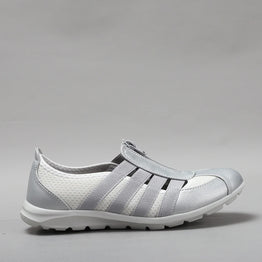 CC RESORTS CHRISTINE WHITE SILVER - Women Casuals - Collective Shoes 