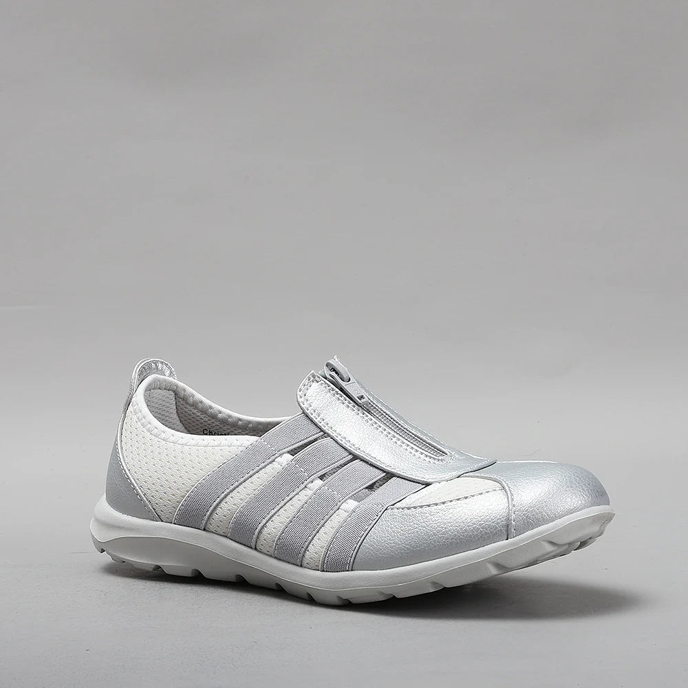 CC RESORTS CHRISTINE WHITE SILVER - Women Casuals - Collective Shoes 