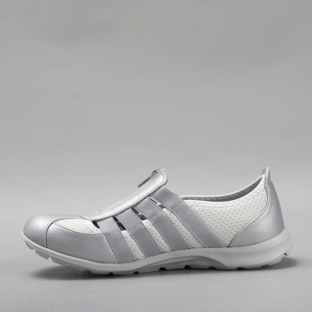 CC RESORTS CHRISTINE WHITE SILVER - Women Casuals - Collective Shoes 