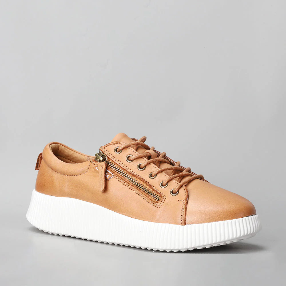LE SANSA CLARA TAN - Women Sneakers - Collective Shoes 