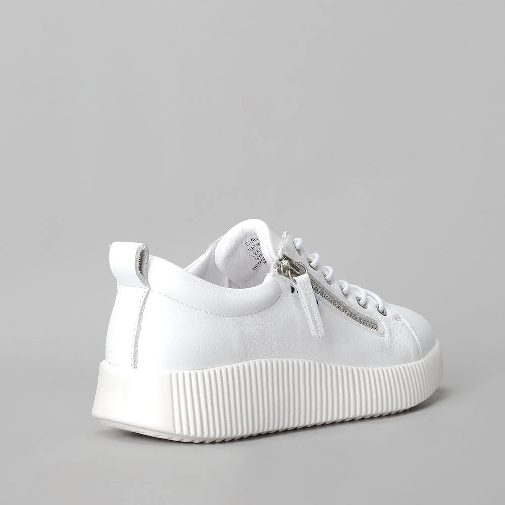 LE SANSA CLARA WHITE - Women Sneakers - Collective Shoes 