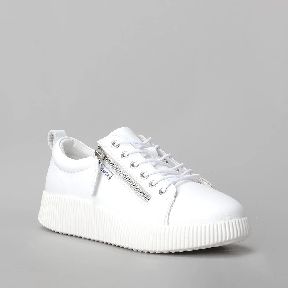 LE SANSA CLARA WHITE - Women Sneakers - Collective Shoes 