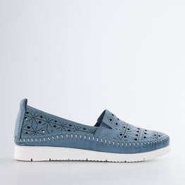 CABELLO CLEAR DENIM - Women Slip On - Collective Shoes 