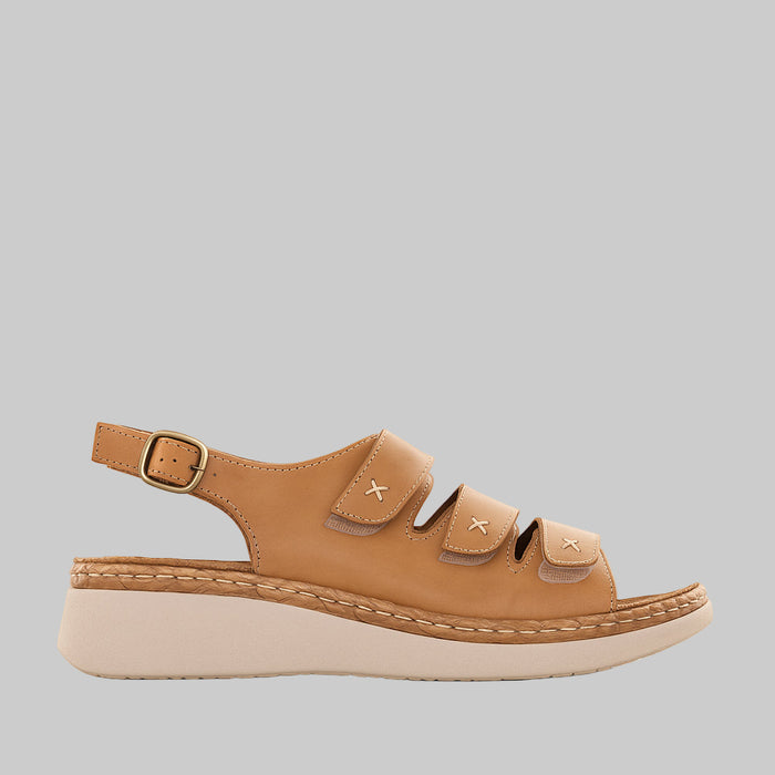 CABELLO COAST TAN - Women Sandals - Collective Shoes 