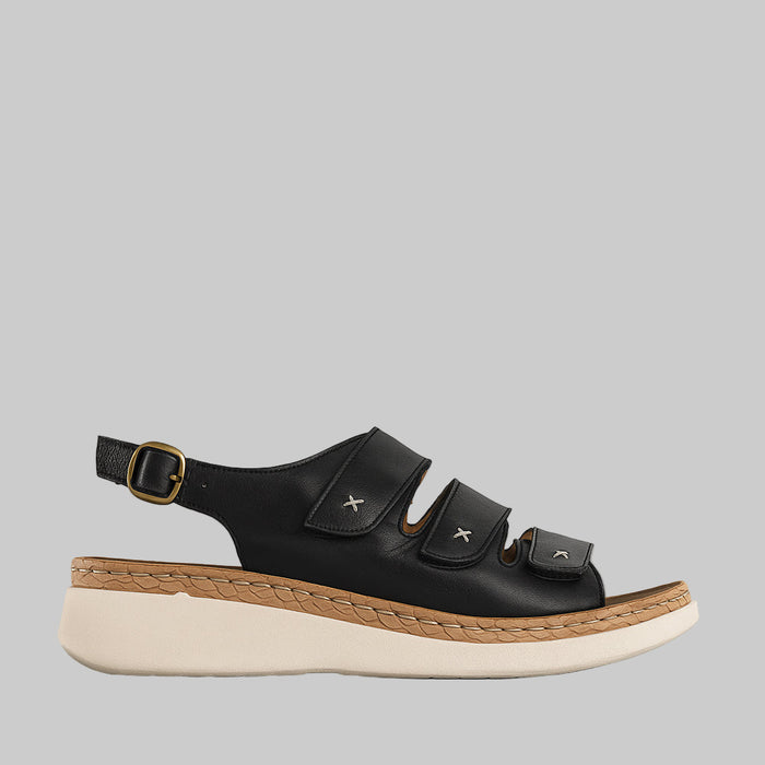 CABELLO COAST BLACK - Women Sandals - Collective Shoes 