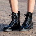 Load image into Gallery viewer, LE SANSA COOLIE BLACK PATENT - Women Boots - Collective Shoes 

