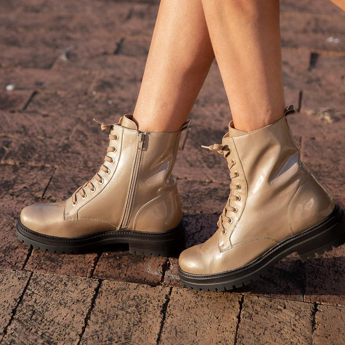 LE SANSA COOLIE BLUSH PATENT - Women Boots - Collective Shoes 