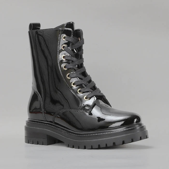LE SANSA COOLIE BLACK PATENT - Women Boots - Collective Shoes 