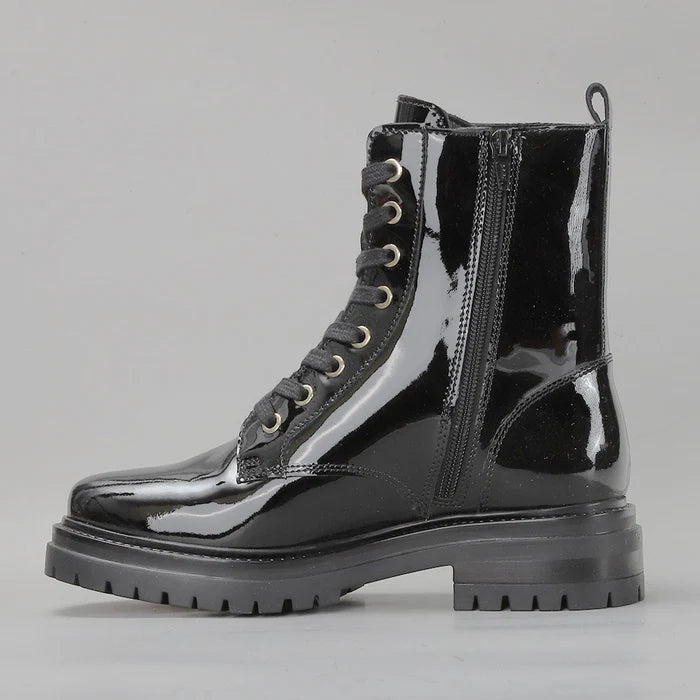LE SANSA COOLIE BLACK PATENT - Women Boots - Collective Shoes 