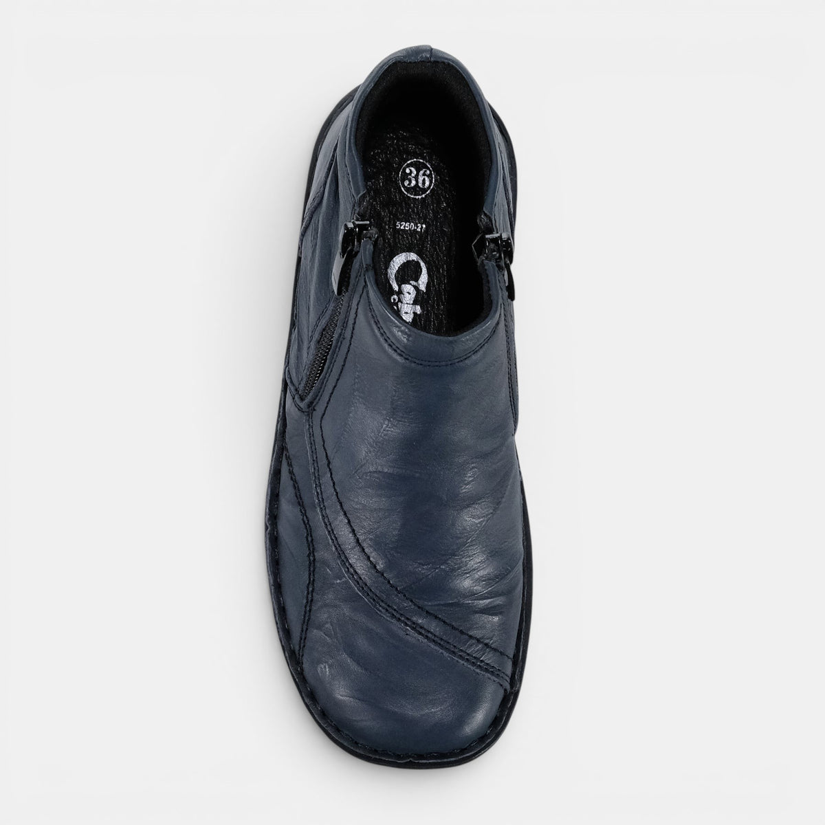 CABELLO 5250-27 NAVY CRINKLE - Women Boots - Collective Shoes 