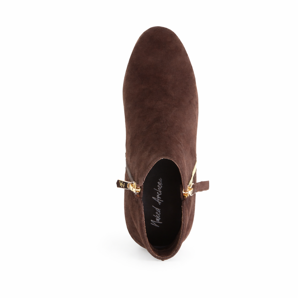 NAKED ARCHES OXLEY CHOCOLATE SUEDE - Women Boots - Collective Shoes 