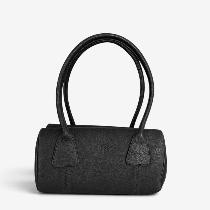 Black Second Nature ST100 handbag with sleek design, featuring a structured shape and elegant details.