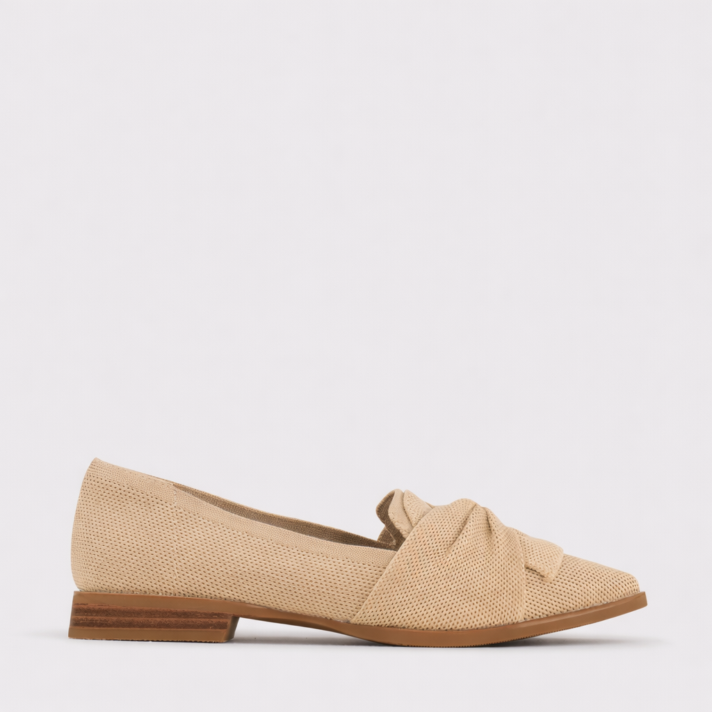 LOS CABOS SYRETIA CARAMEL FLYKNIT - Women Loafers - Collective Shoes 