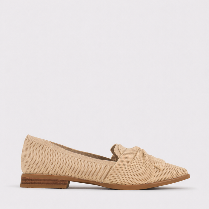 LOS CABOS SYRETIA CARAMEL FLYKNIT - Women Loafers - Collective Shoes 