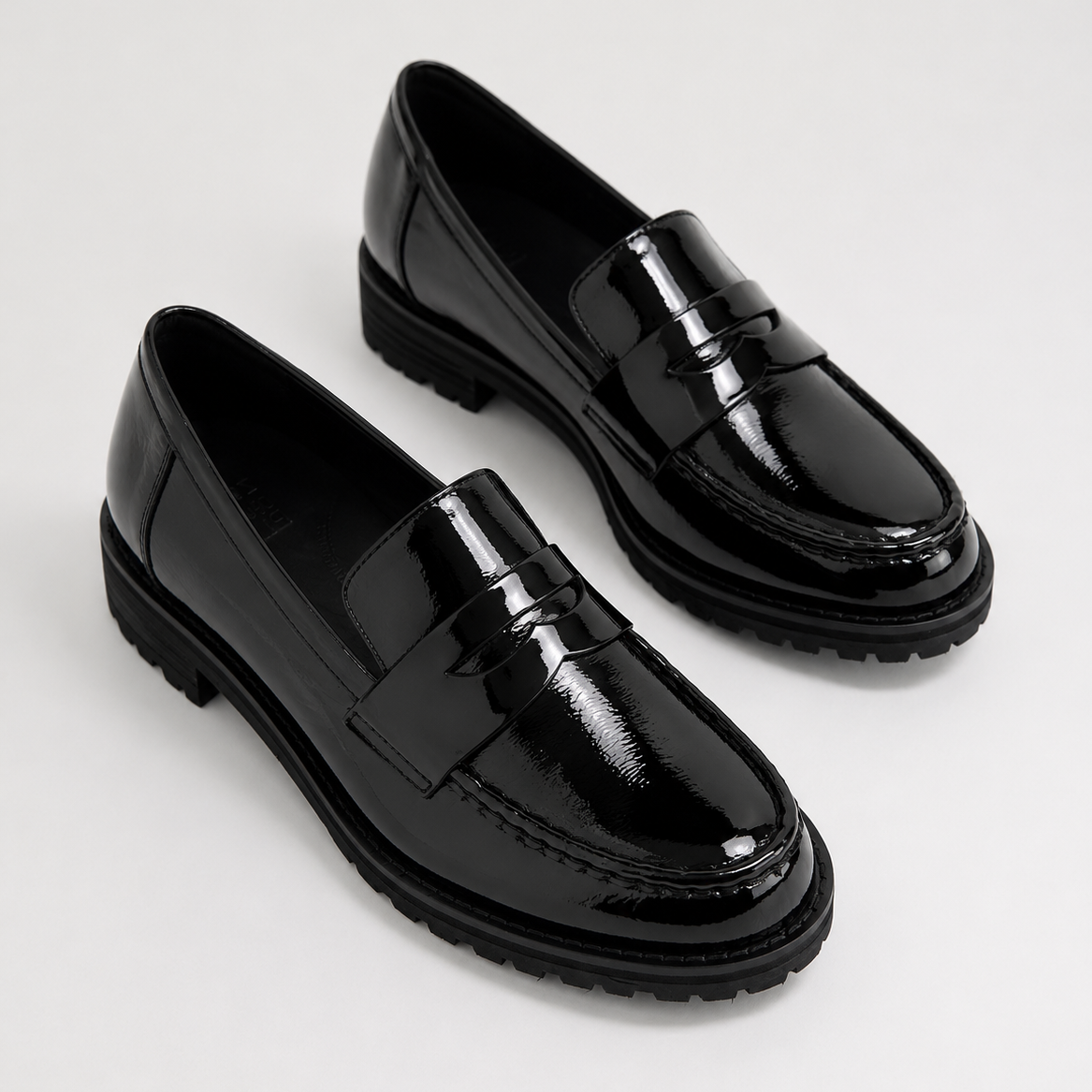 ZIERA METTERS BLACK PATENT