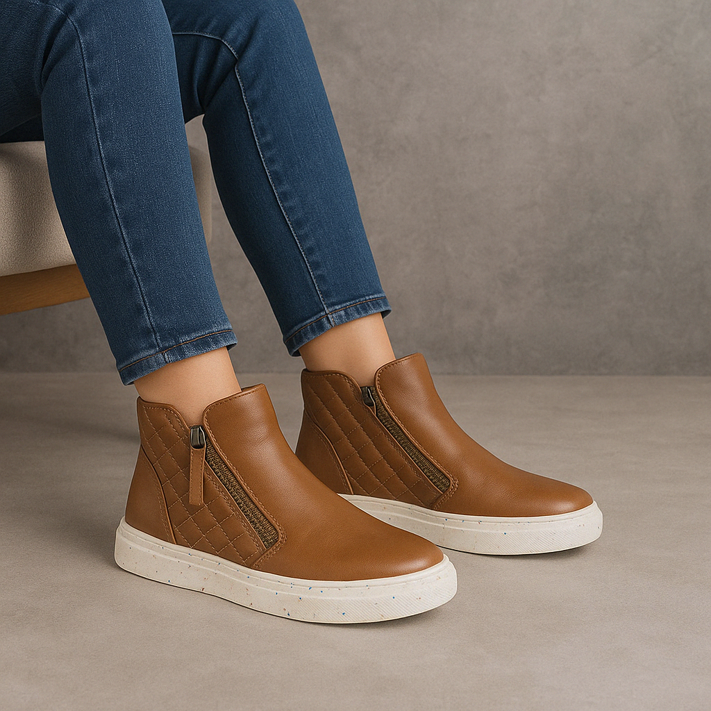 LE SANSA MIDORI TAN - Women Boots - Collective Shoes 