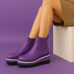 LE SANSA TRINITY VOILET - Women Boots - Collective Shoes 