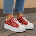 Load image into Gallery viewer, ALFIE & EVIE FRANKIE ROSSO - Women sneakers - Collective Shoes 
