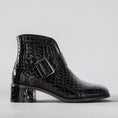 Load image into Gallery viewer, LE SANSA ANDY BLACK CROC - Women boots - Collective Shoes 
