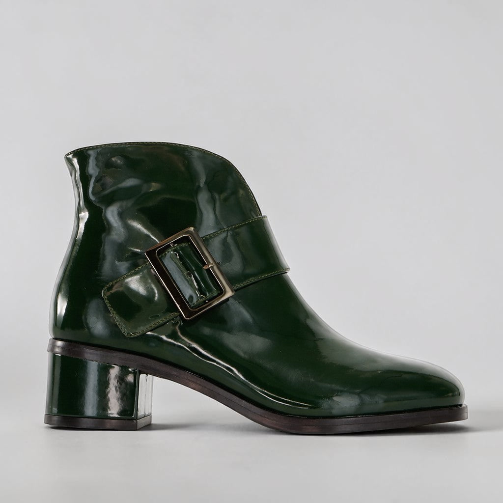 LE SANSA ANDY BOTTLE GREEN - Women boots - Collective Shoes 