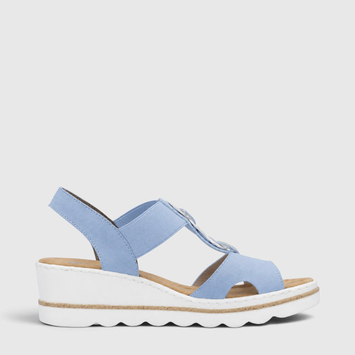 RIEKER WRIGHT 67498/10 BLUE MIST - Women Sandals - Collective Shoes 