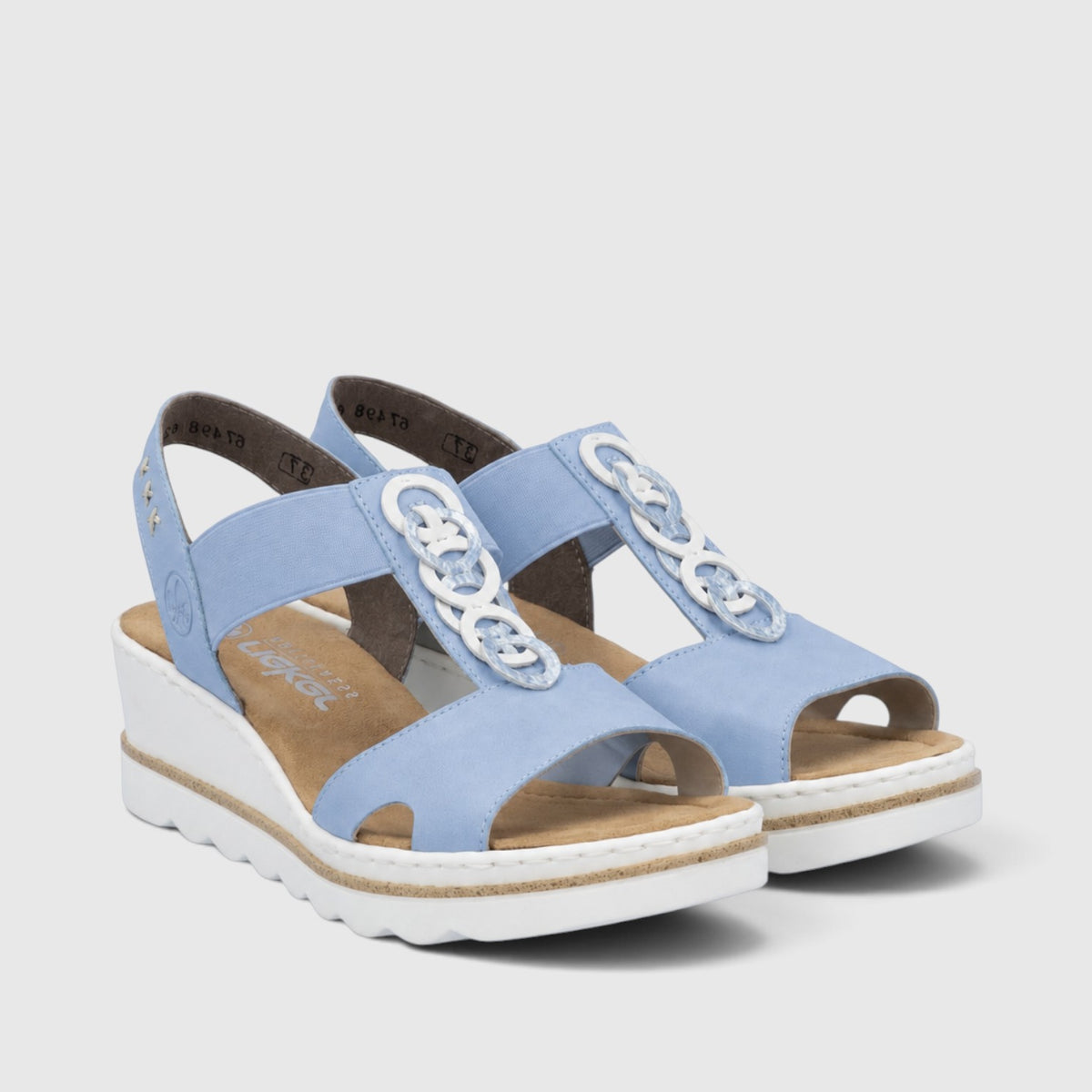 RIEKER WRIGHT 67498/10 BLUE MIST