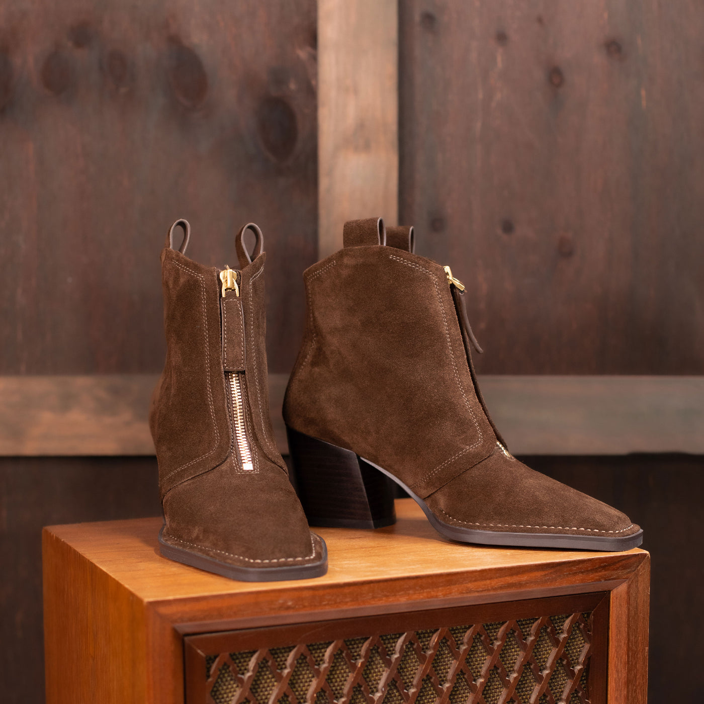 EOS CHEY CHESTNUT - Women Boots - Collective Shoes 