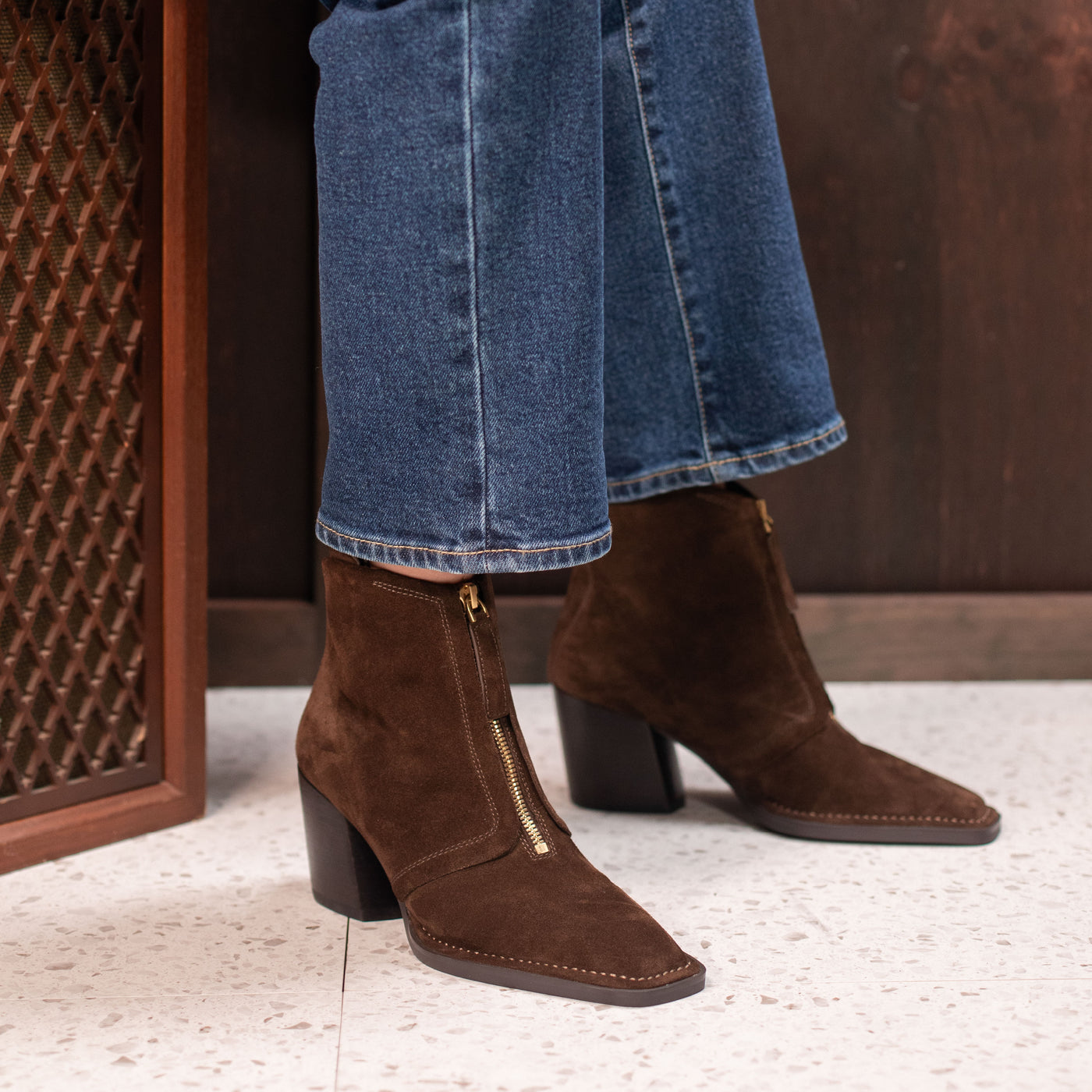 EOS CHEY CHESTNUT - Women Boots - Collective Shoes 