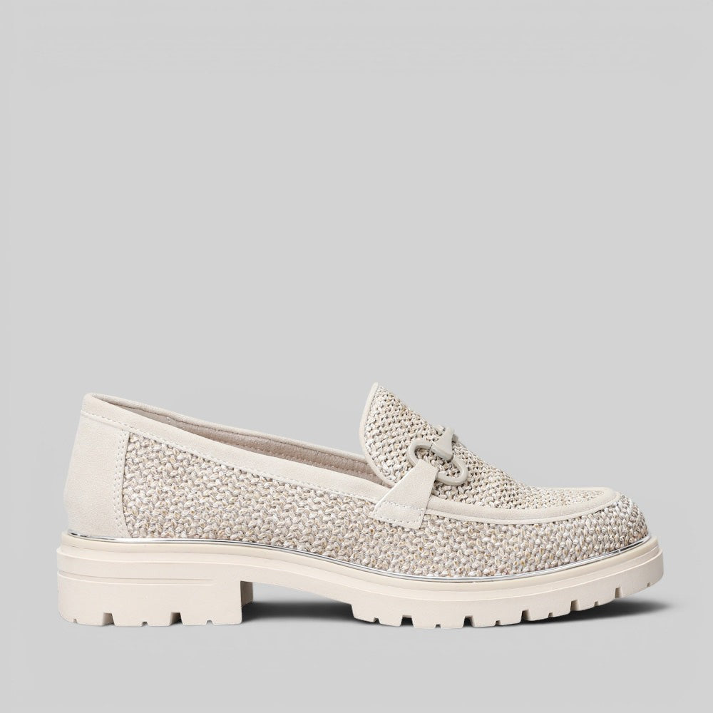 LE SANSA DEEJAY BEIGE - Women Loafers - Collective Shoes 