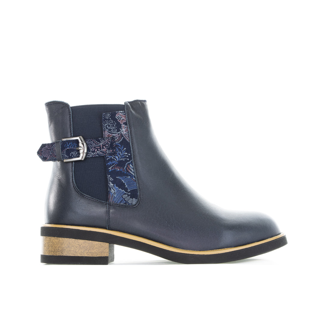 BRESLEY DEONTA NAVY MIX - Women Boots - Collective Shoes 
