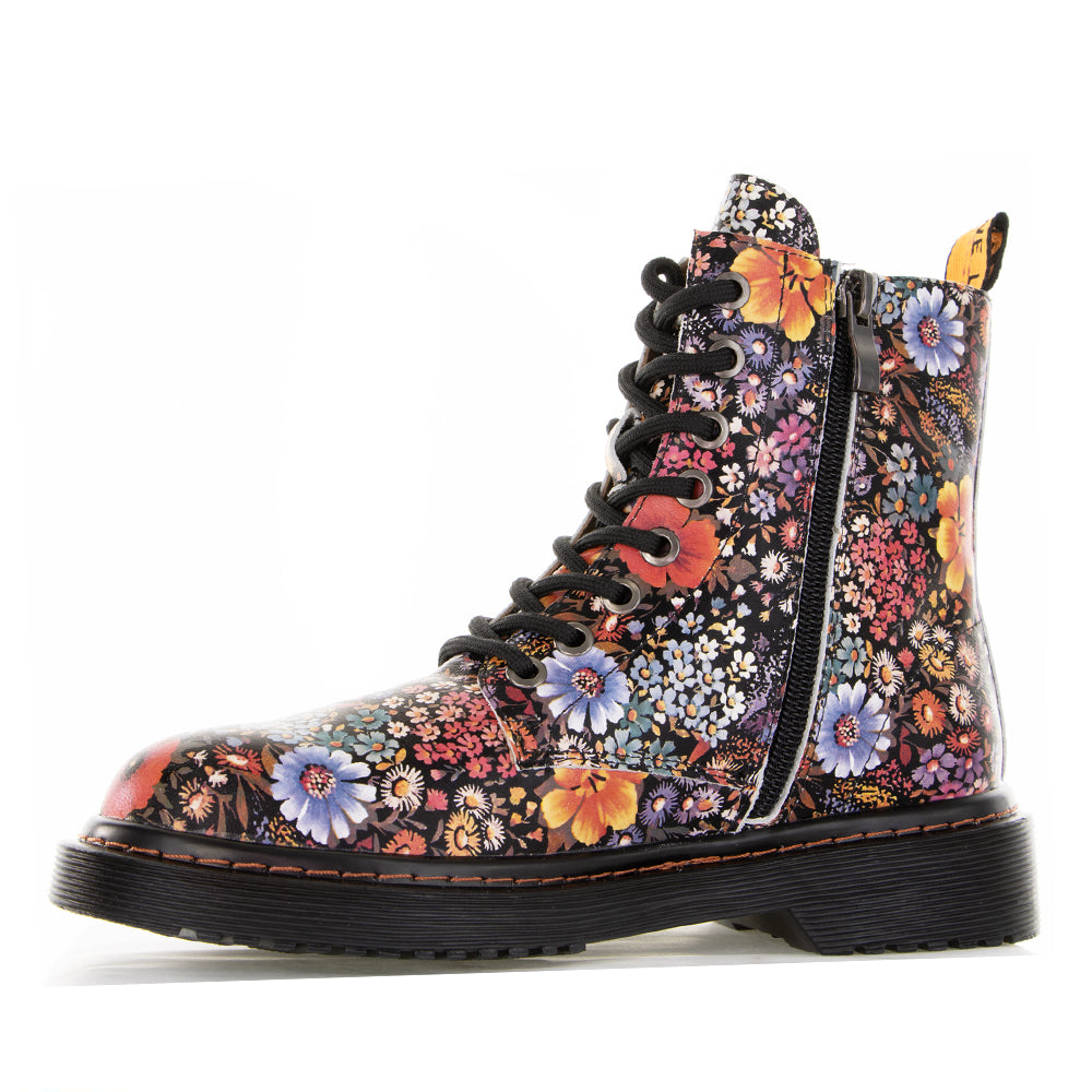 LESANSA DEPTH BLACK MULTI - Women Boots - Collective Shoes 