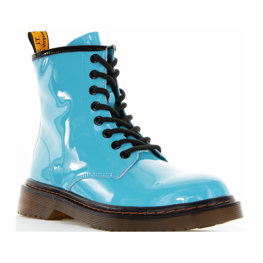 LESANSA DEPTH TURQ PATENT - Women Boots - Collective Shoes 