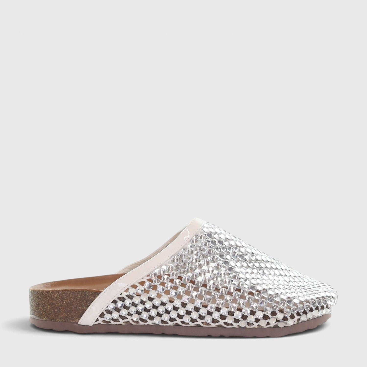 Minx Diamond Veil Mule | Crystal Embellished Leather Mule – Collective ...