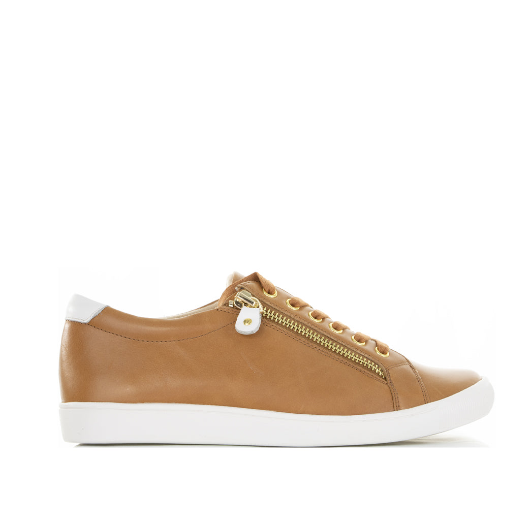 ZIERA DIANN TAN WHITE - Women sneakers - Collective Shoes 
