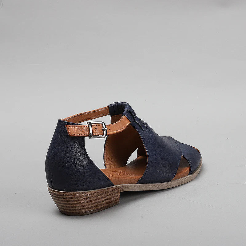 LE SANSA DIGBY NAVY TAN - Women  - Collective Shoes 