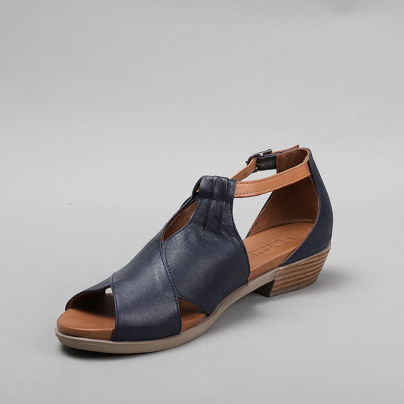 LE SANSA DIGBY NAVY TAN - Women  - Collective Shoes 