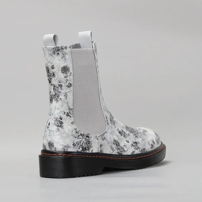 LE SANSA DINGO GREY FLORAL - Women Boots - Collective Shoes 