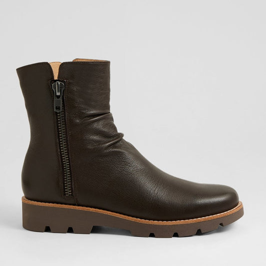 DJANGO & JULIETTE DIXEYA CHOCO - Women Boots - Collective Shoes 
