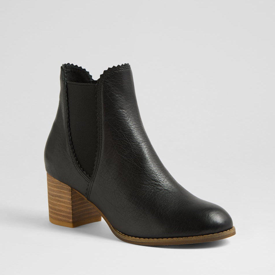 DJANGO & JULIETTE SADORE BLACK  NATURAL - Women boots - Collective Shoes 